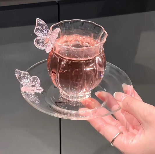 Butterfly Garden Glassware Collection