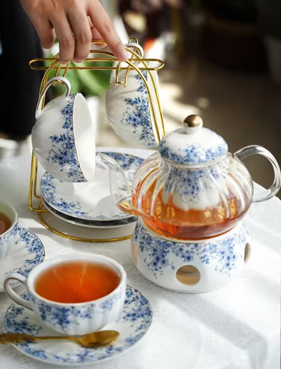 Blue Belle Vintage Tea Set- Macau Home Collection