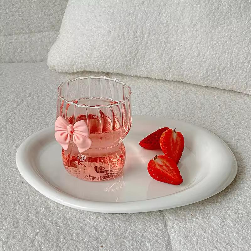 Pink Bow Radiance Glass- 350 ml
