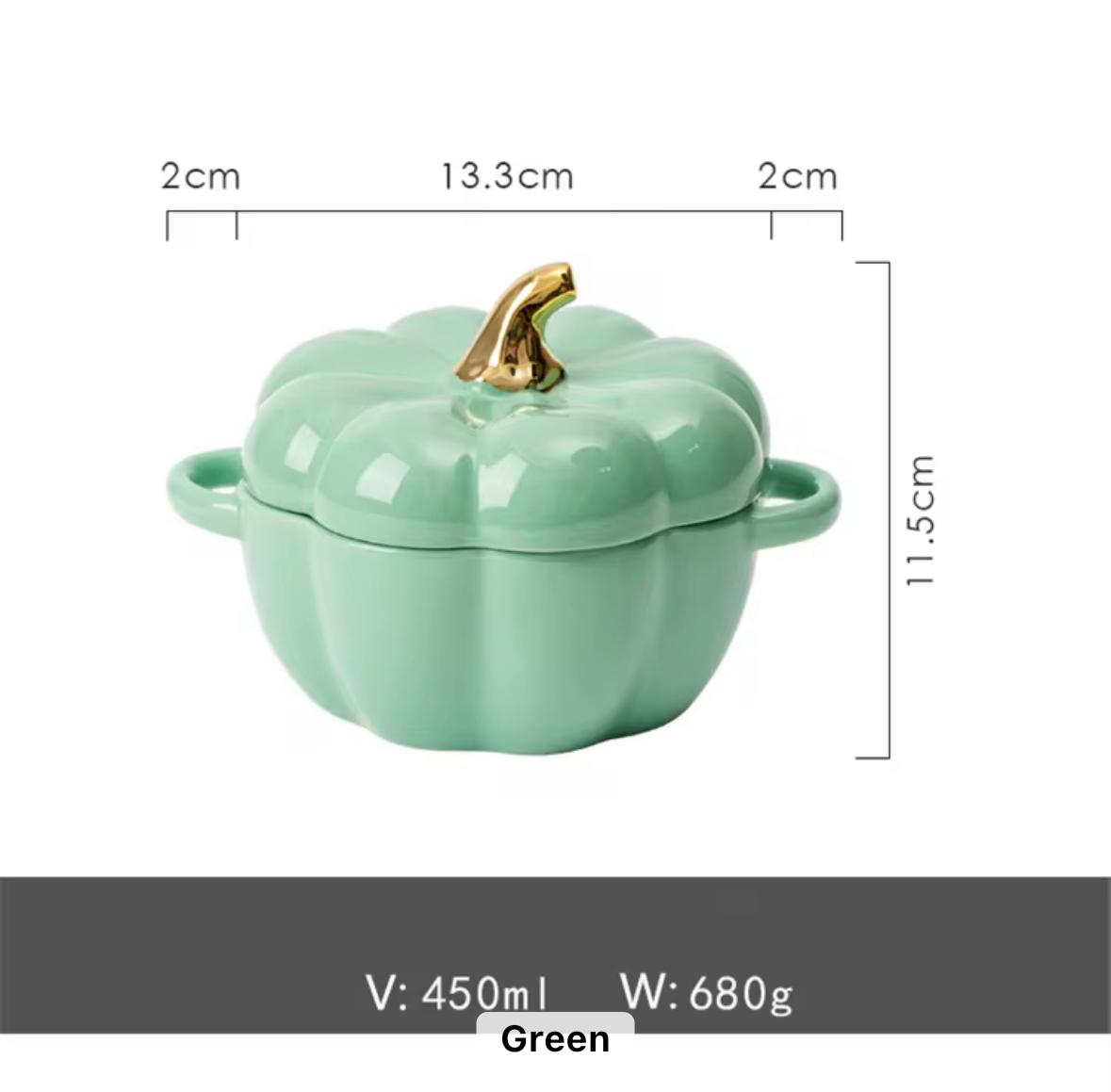 Pumpkin Harvest Ceramic Serving Bowl