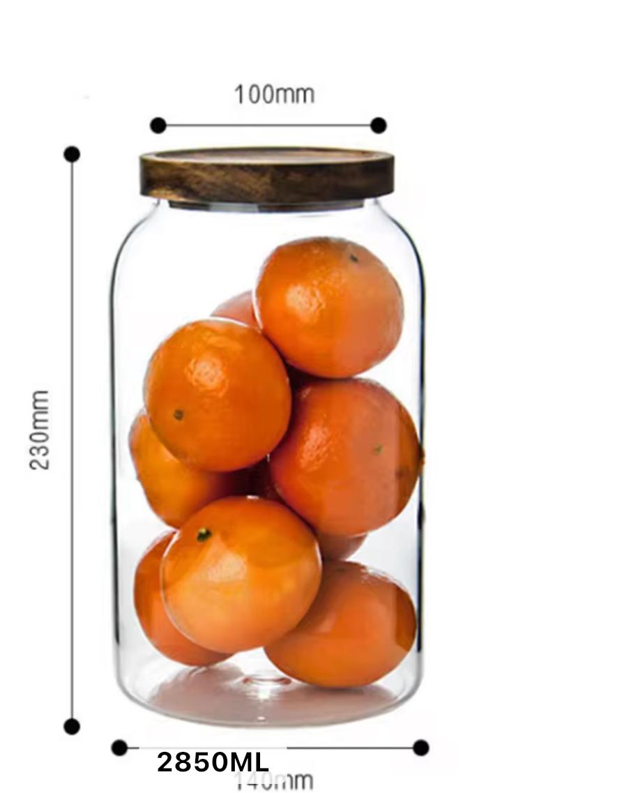 MACAU LUXE Large Capacity Glass Storage Jar