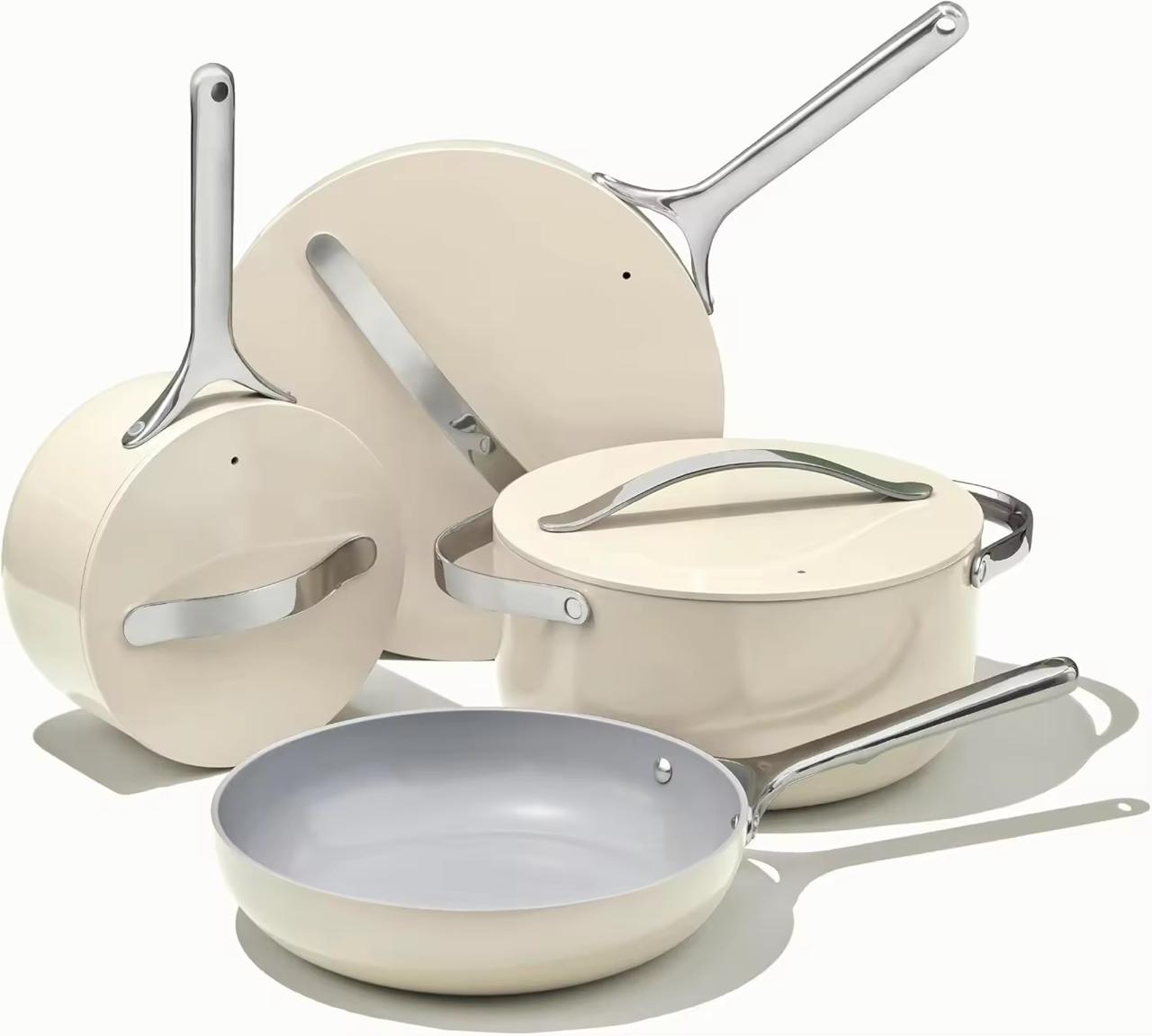 ZEN FLAME CERAMIC COATED HEALTHY COOKWARE SET OF 4 BY THE MACAU HOME