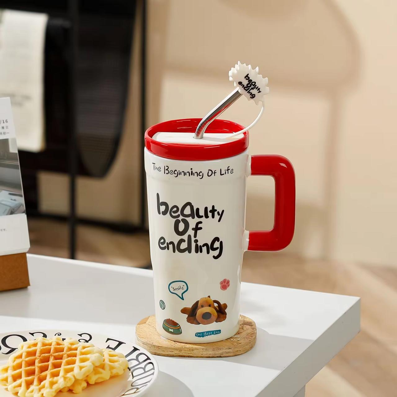 Color Pop Cartoon Sipper