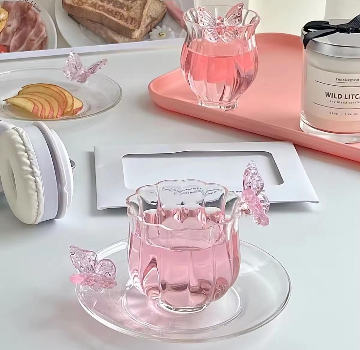 Butterfly Garden Glassware Collection