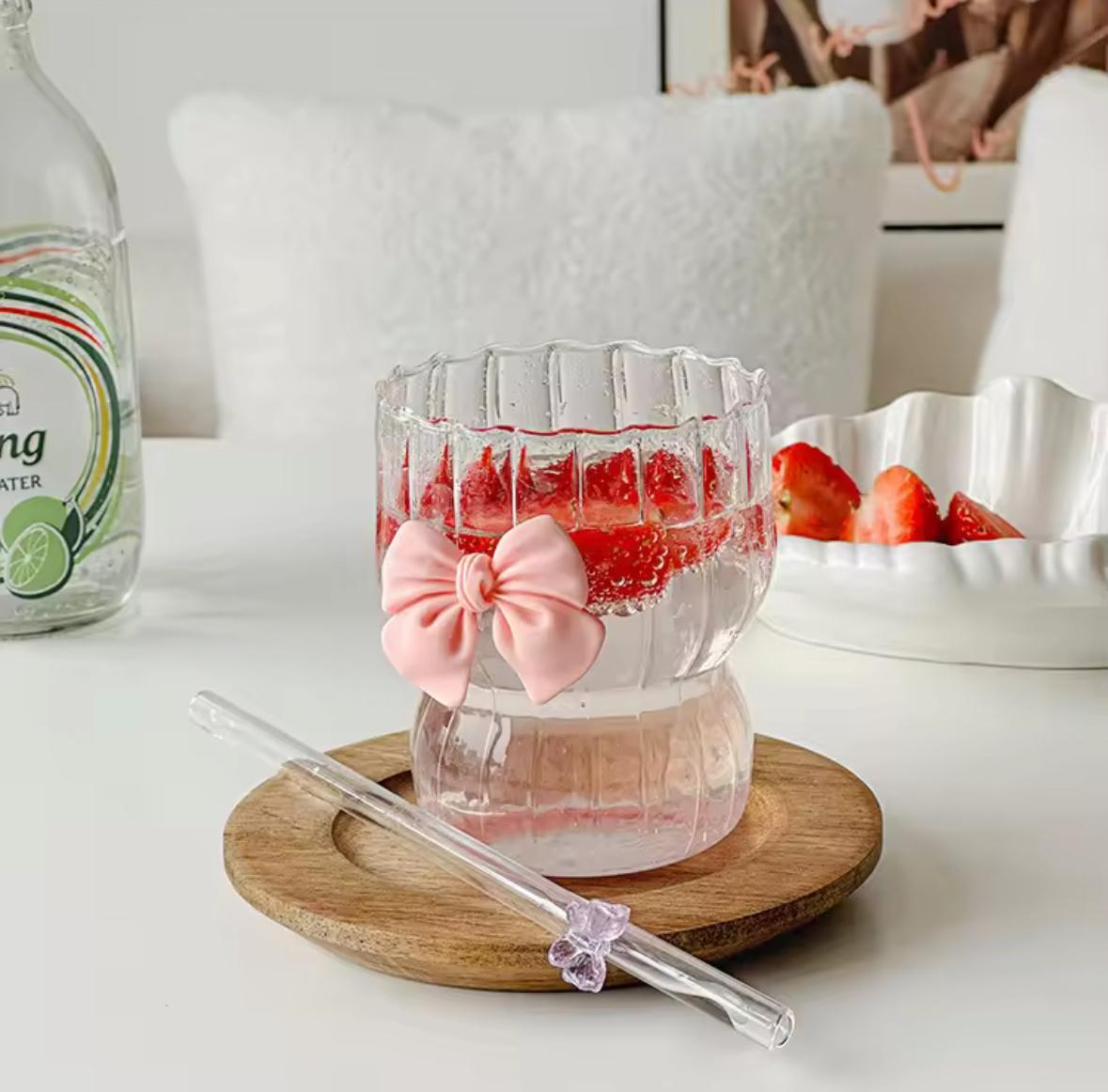 Pink Bow Radiance Glass- 350 ml