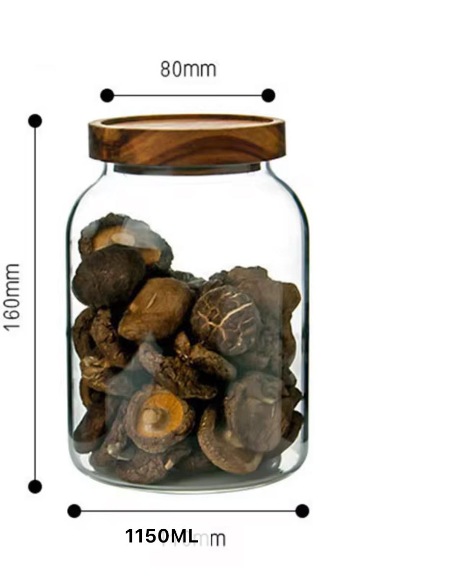 MACAU LUXE Large Capacity Glass Storage Jar