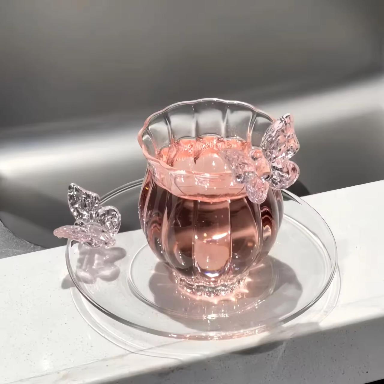 Butterfly Garden Glassware Collection