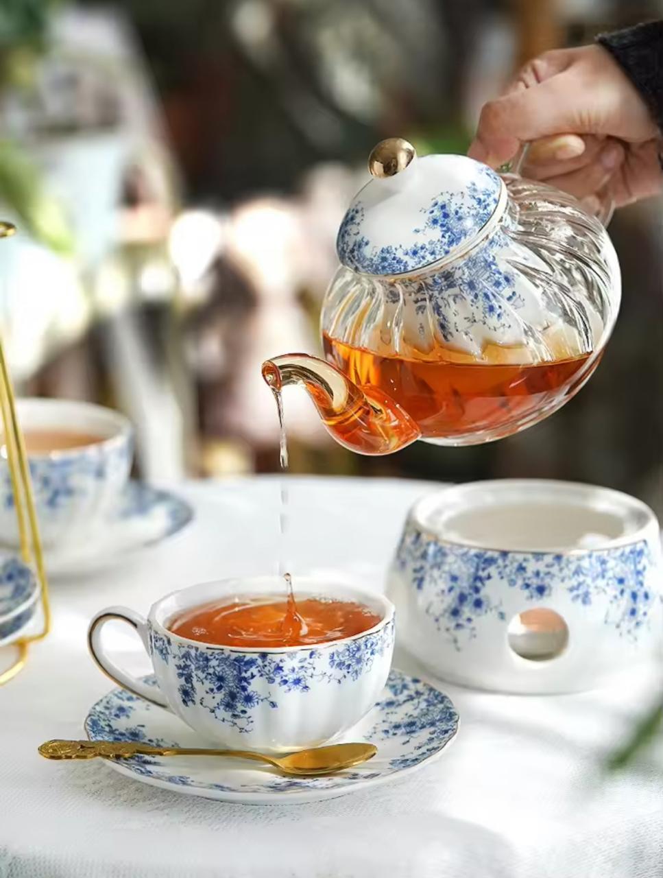 Blue Belle Vintage Tea Set- Macau Home Collection