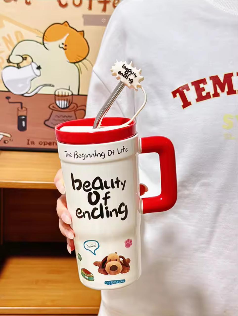 Color Pop Cartoon Sipper