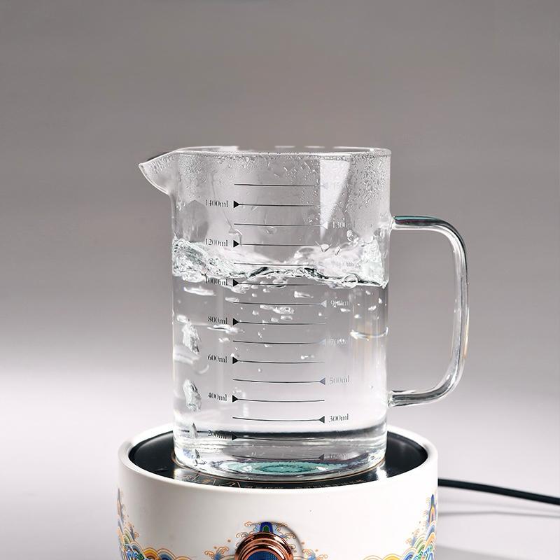 Clear Borosilicate Glass Pitcher | Microwave & Stove Safe | 500ml–1500ml