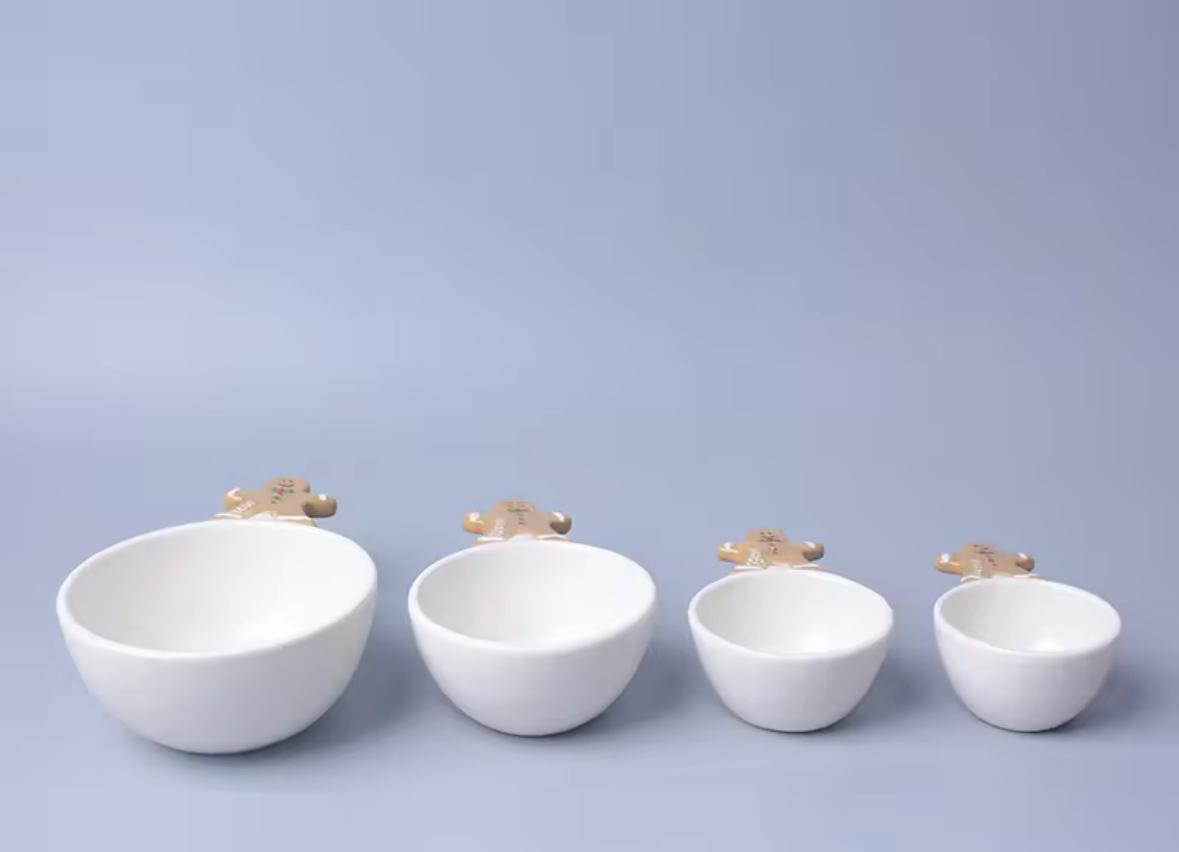 Baking Buddy -Gingerbread Measuring Bowls