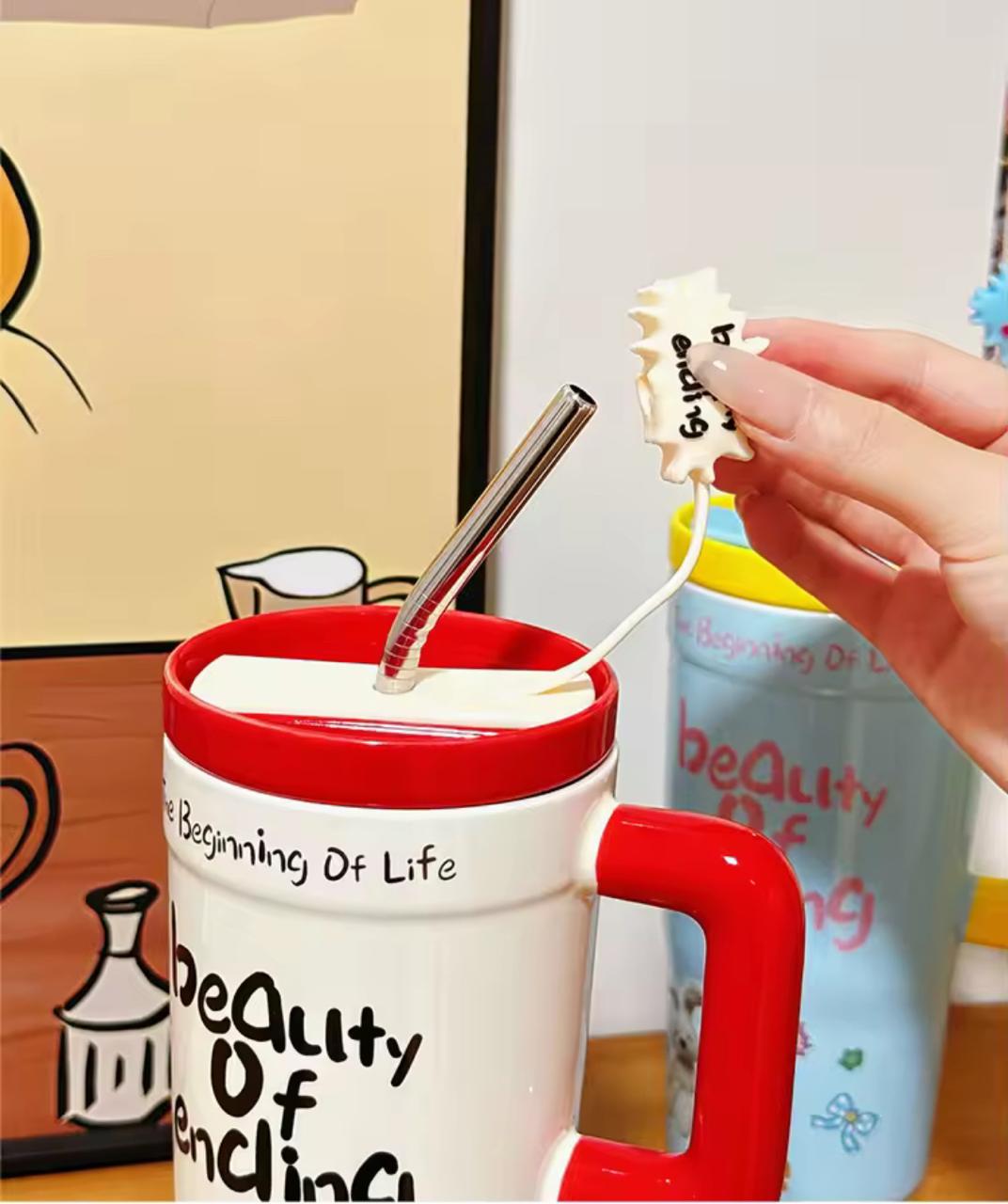 Color Pop Cartoon Sipper