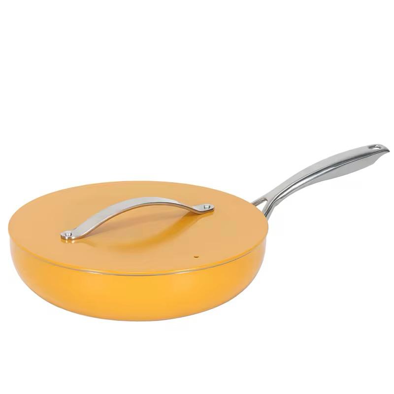 Zen Flame 28 cm Deep Fry Pan with Lid