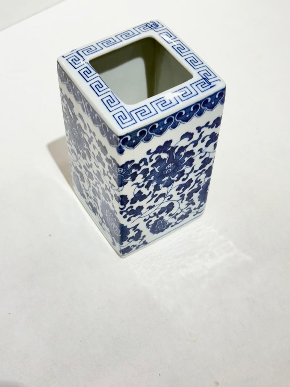 Shanghai Ceramic Blue and White Spatula Holder