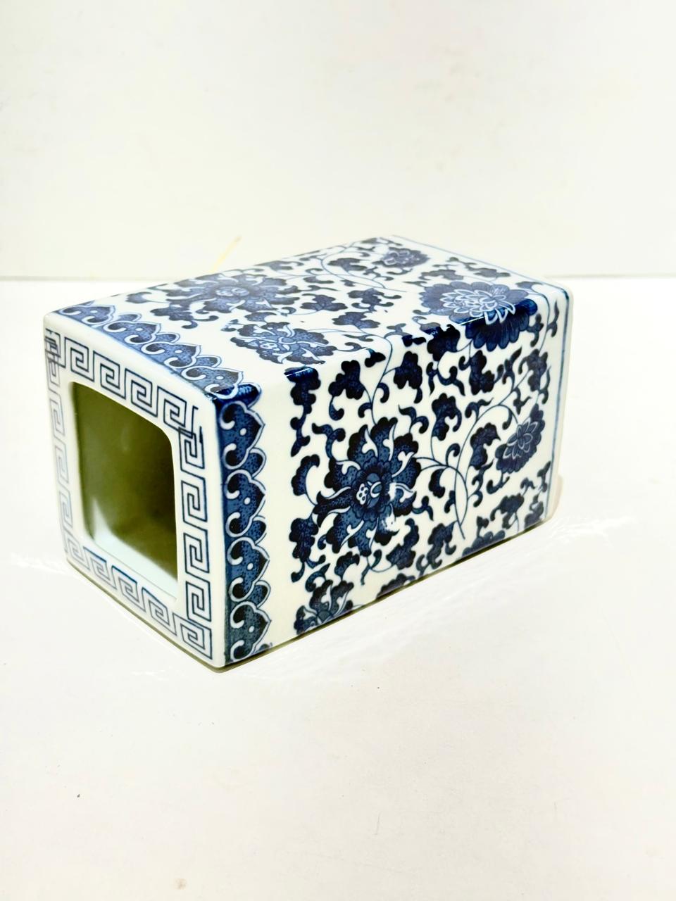 Shanghai Ceramic Blue and White Spatula Holder