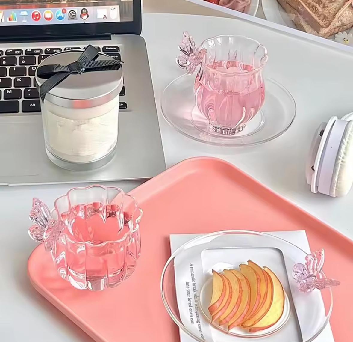 Butterfly Garden Glassware Collection