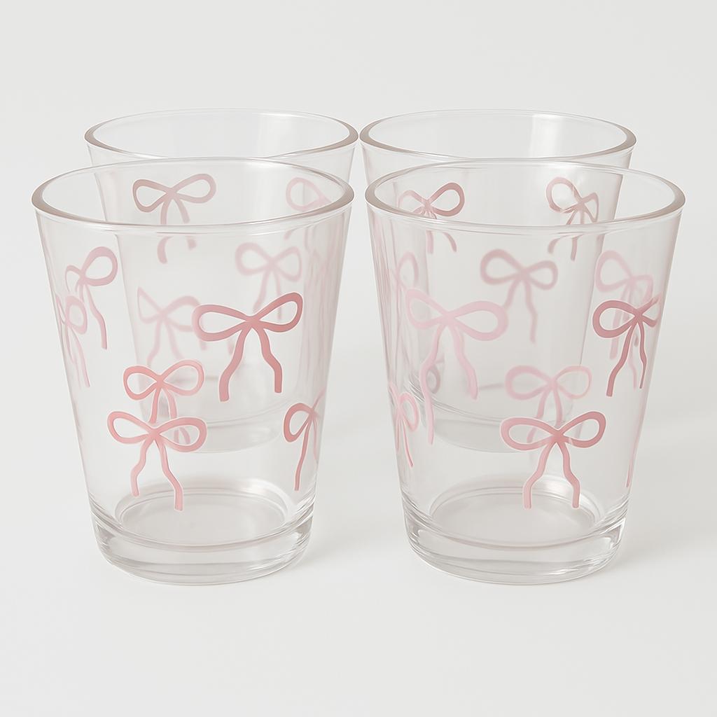 Korean Style Bow Glass -350 ml