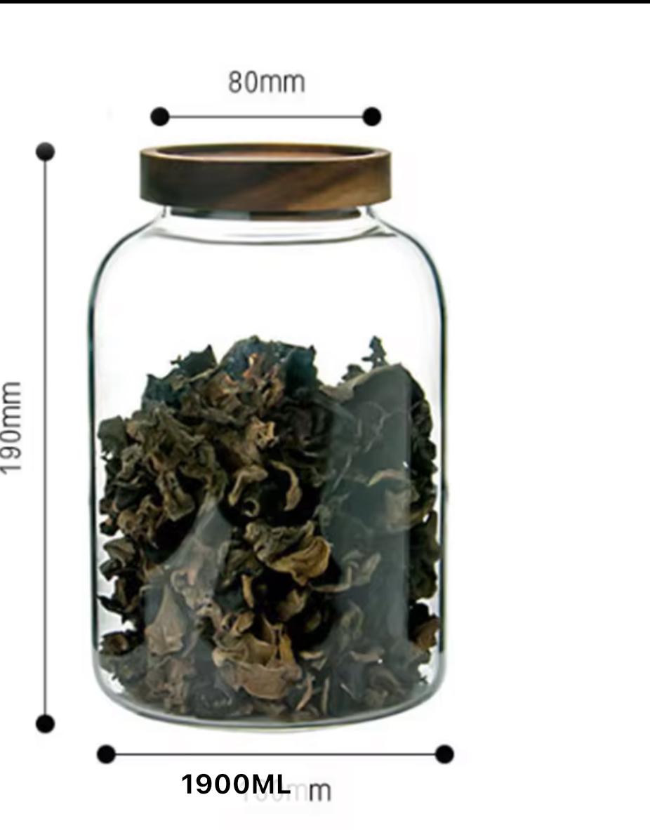 MACAU LUXE Large Capacity Glass Storage Jar