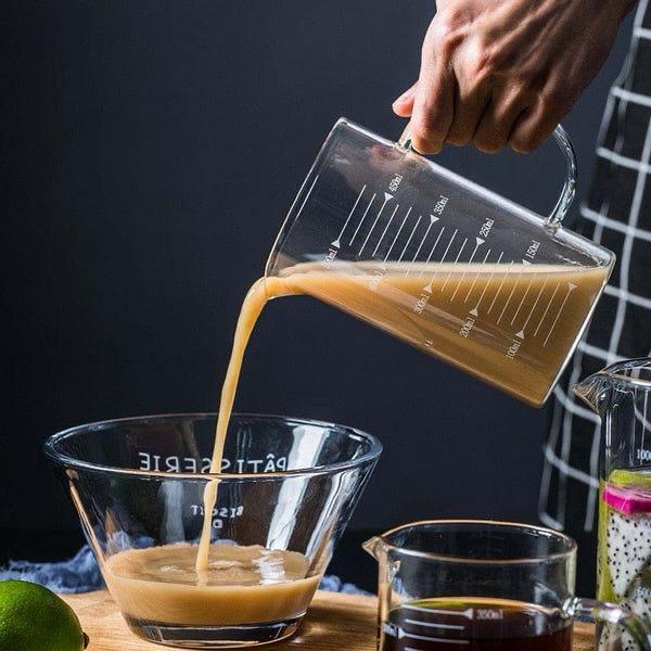 Clear Borosilicate Glass Pitcher | Microwave & Stove Safe | 500ml–1500ml