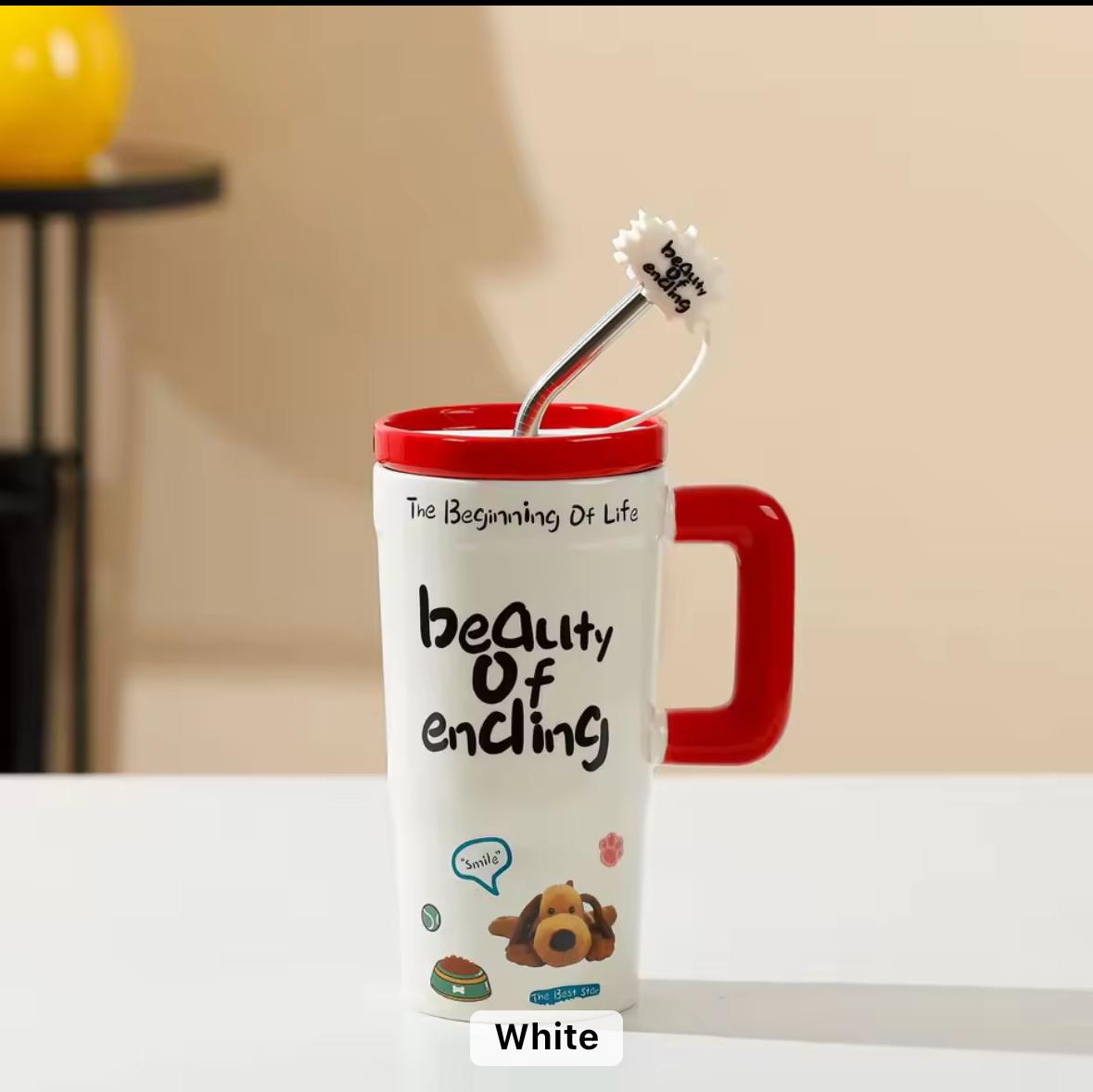 Color Pop Cartoon Sipper