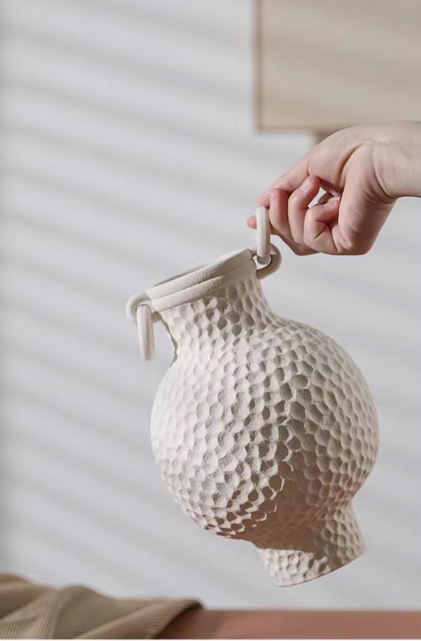 Orbit Ring‑Sculptural Vase