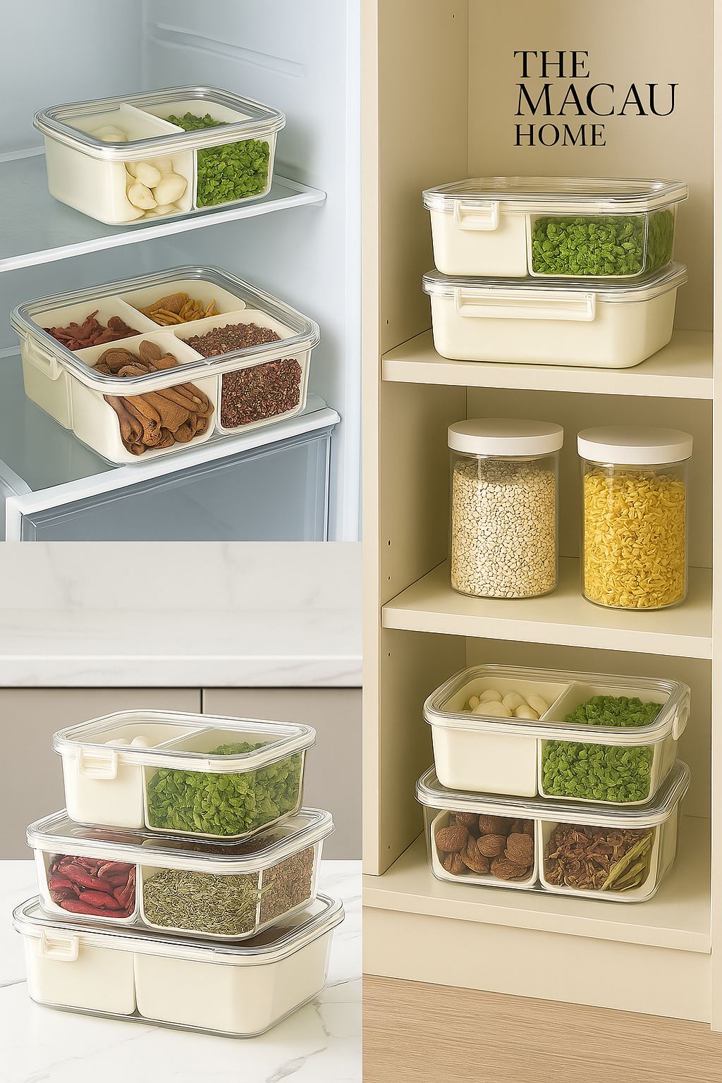 Fresh Lock Condiment & Refrigerator Multifunctional Storage Box