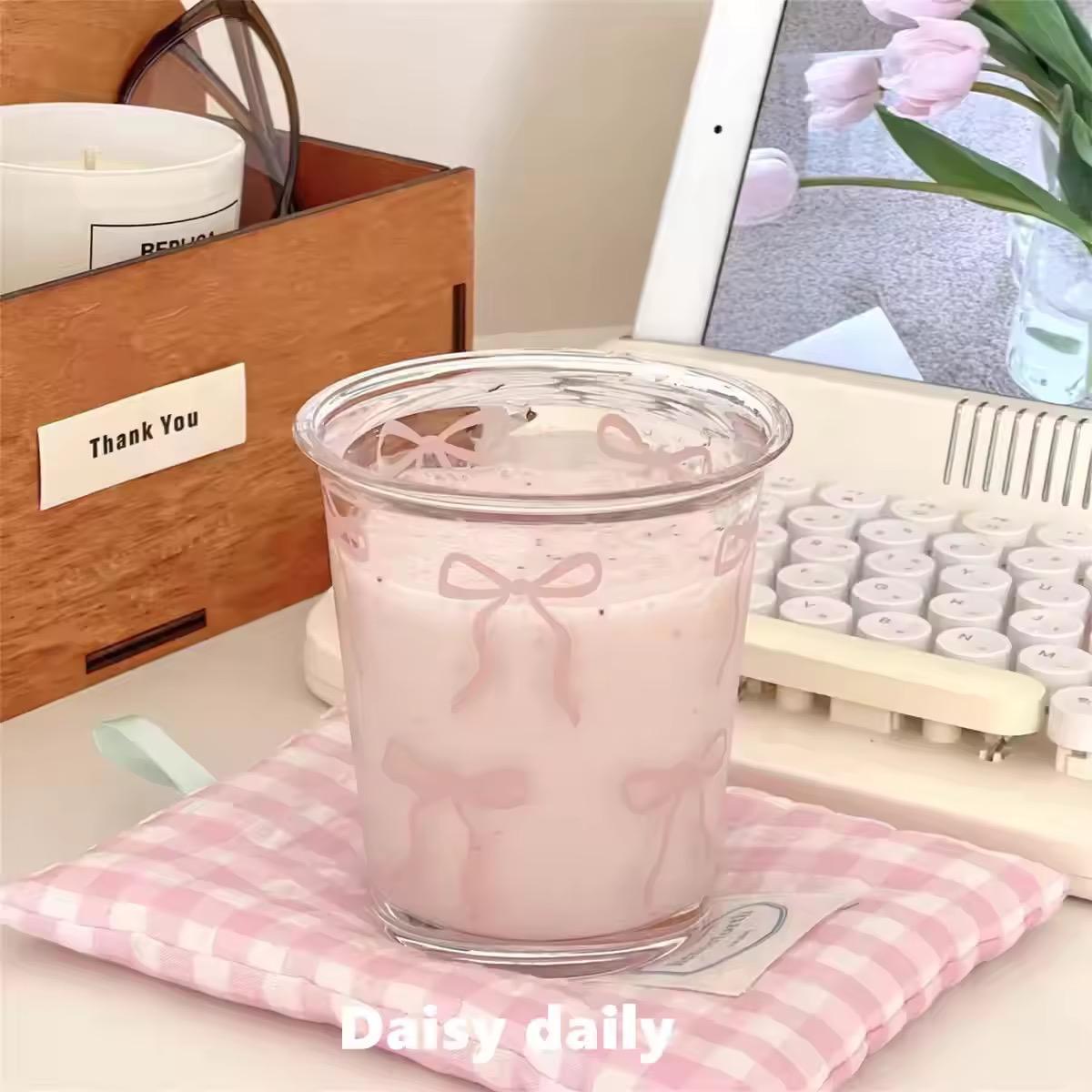 Korean Style Bow Glass -350 ml