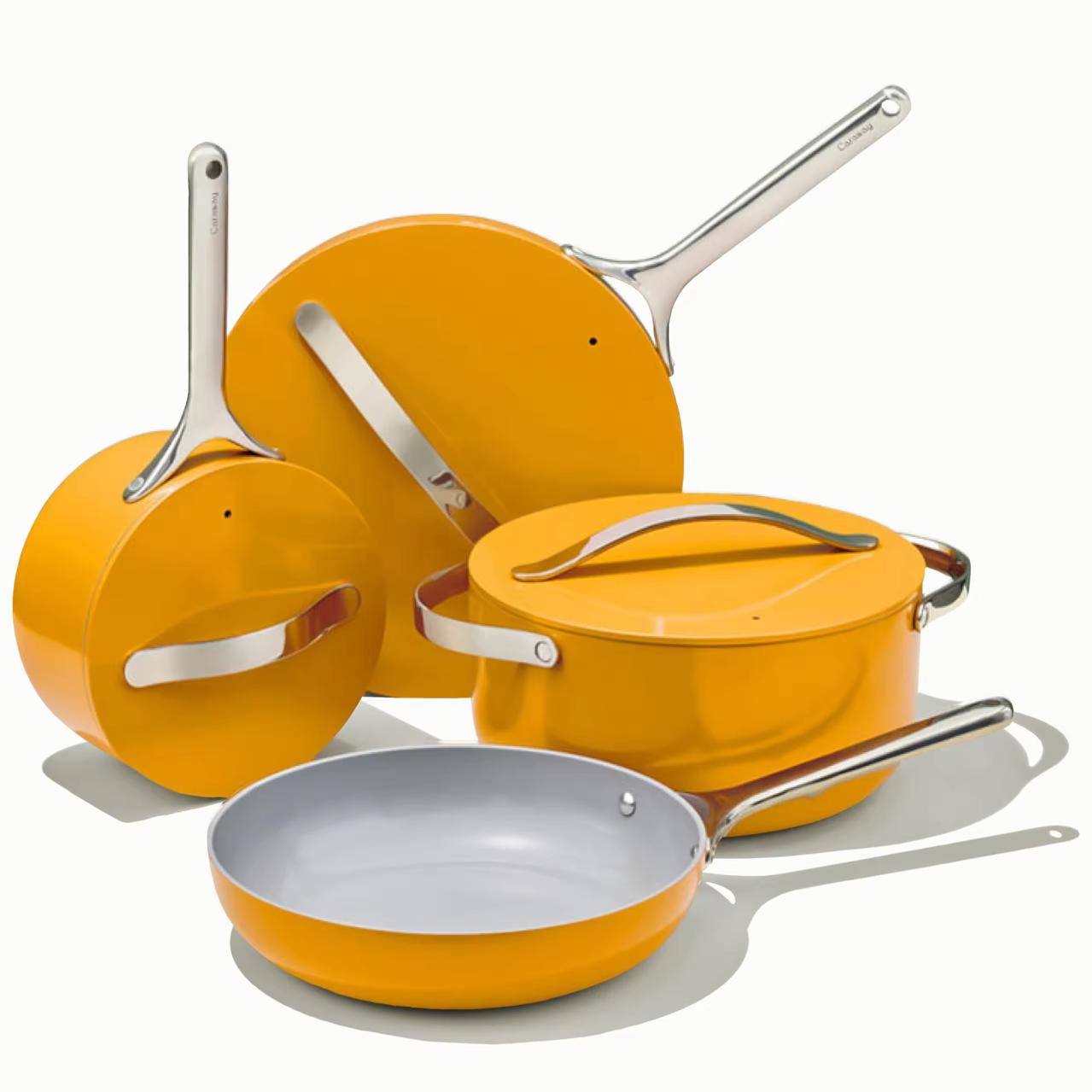 ZEN FLAME CERAMIC COATED HEALTHY COOKWARE SET OF 4 BY THE MACAU HOME
