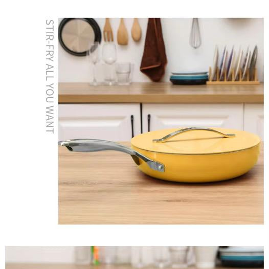 Zen Flame 28 cm Deep Fry Pan with Lid