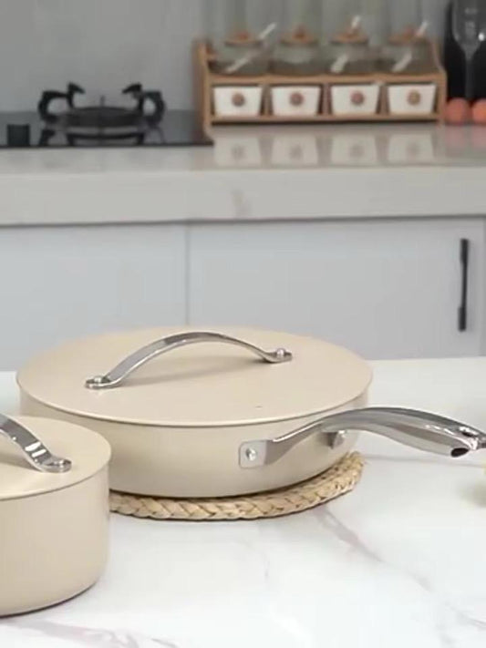 Zen Flame 28 cm Deep Fry Pan with Lid