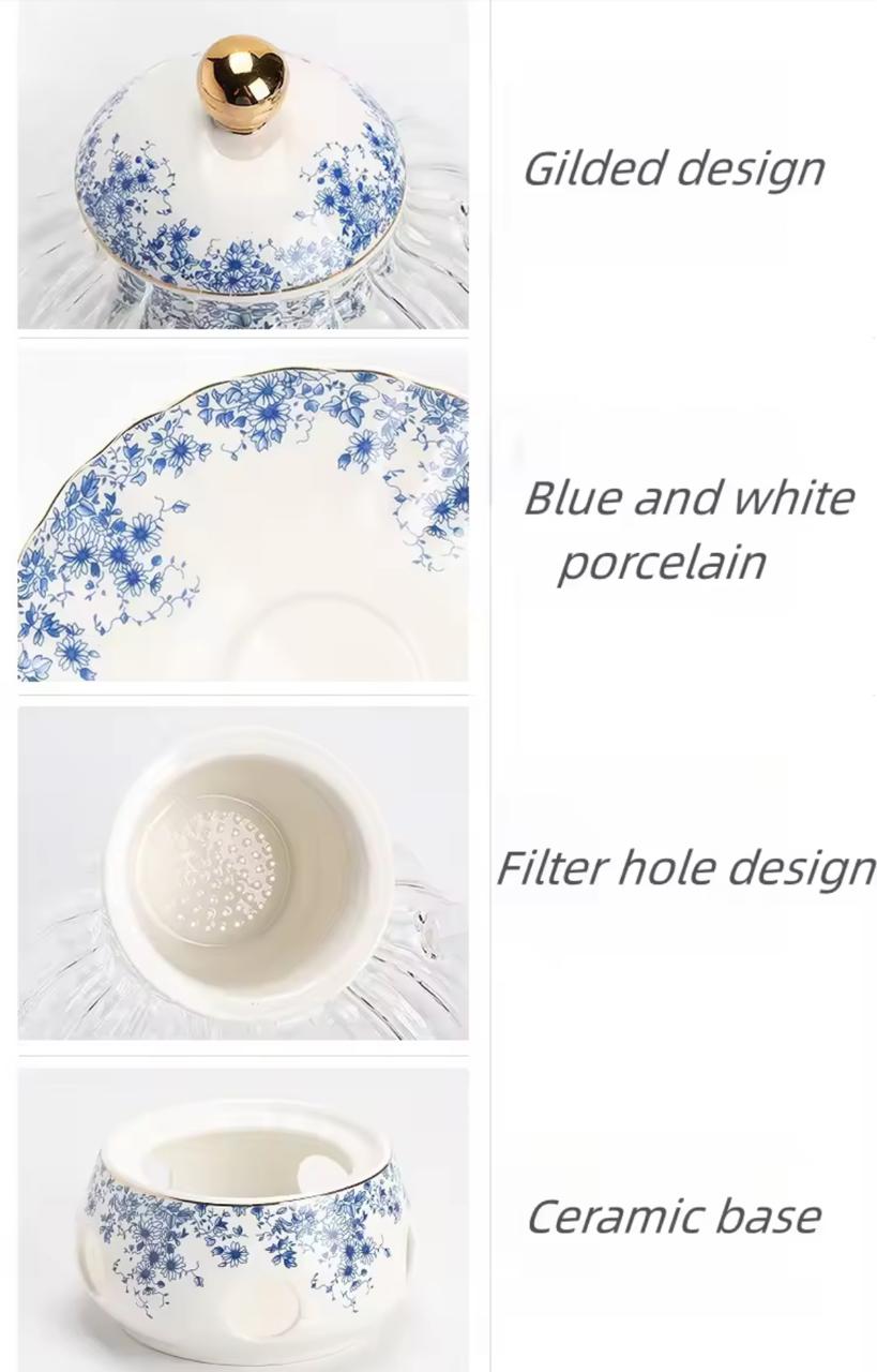 Blue Belle Vintage Tea Set- Macau Home Collection
