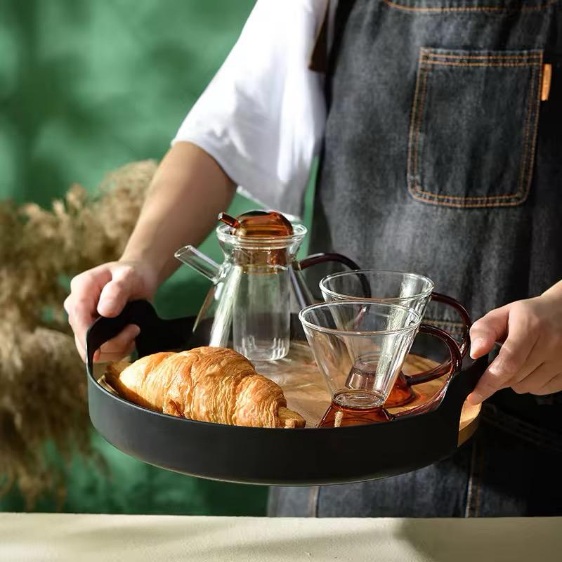Acacia Fusion Round Tray