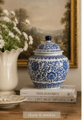 Oriental Bloom Decorative Jar