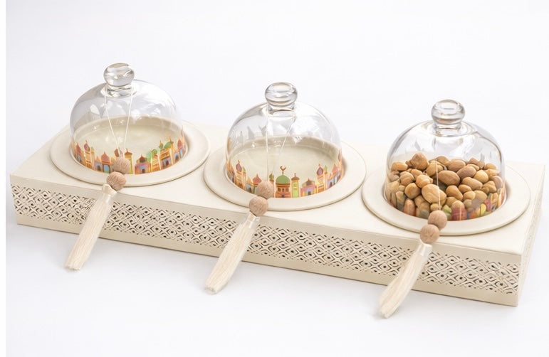 Majlis 3 Dome Festive Serving Stand