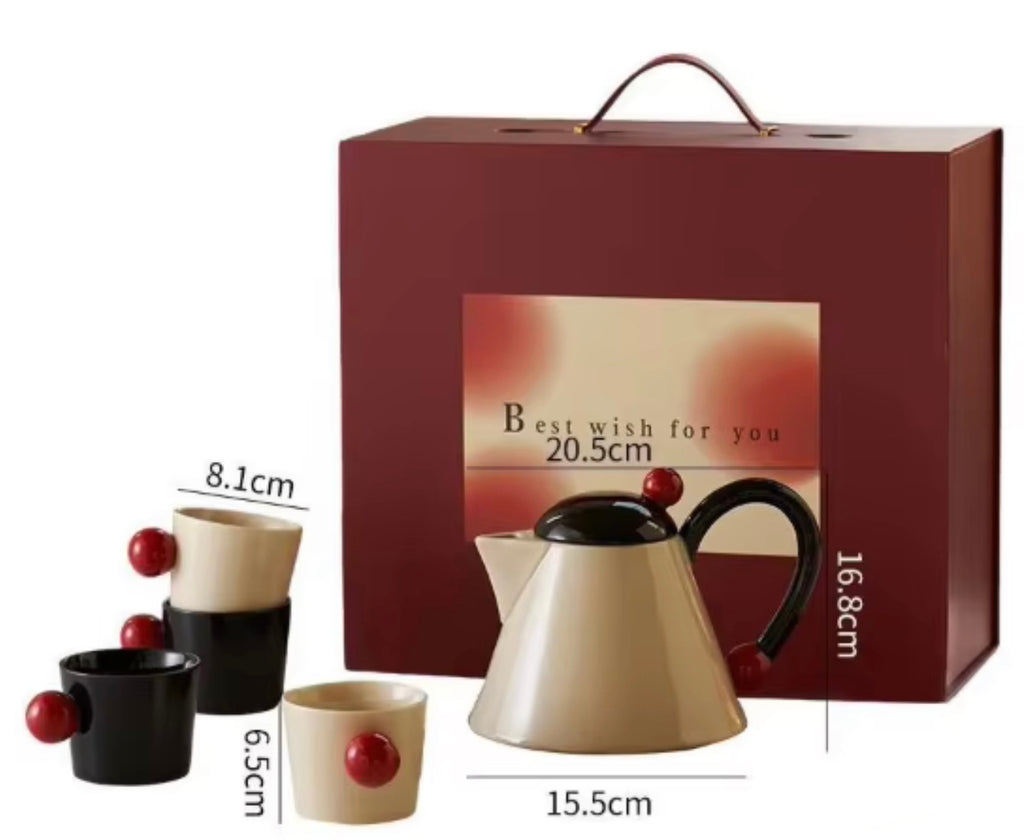 The Classic Beige & Noir Tea Gift Set