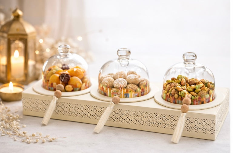Majlis 3 Dome Festive Serving Stand