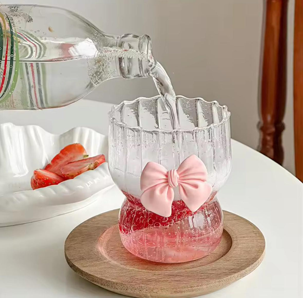 Pink Bow Radiance Glass- 350 ml
