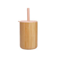 Eco Kids Bamboo Cup – With Soft Silicone Lid & Straw