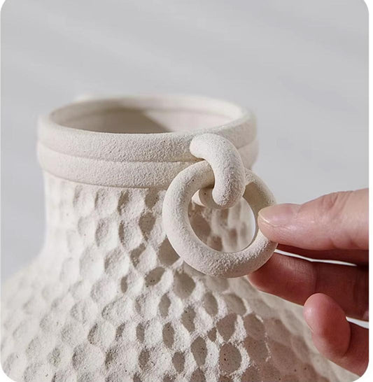 Orbit Ring‑Sculptural Vase