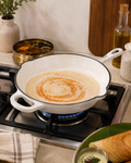 Enamel Coated Cast Iron Frying Pan – 25 cm