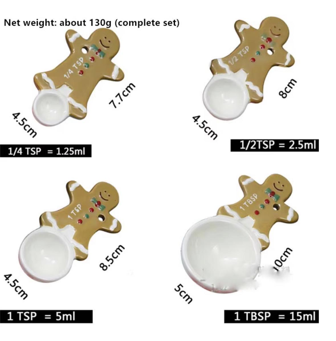 Baking Buddy -Gingerbread Measuring Bowls