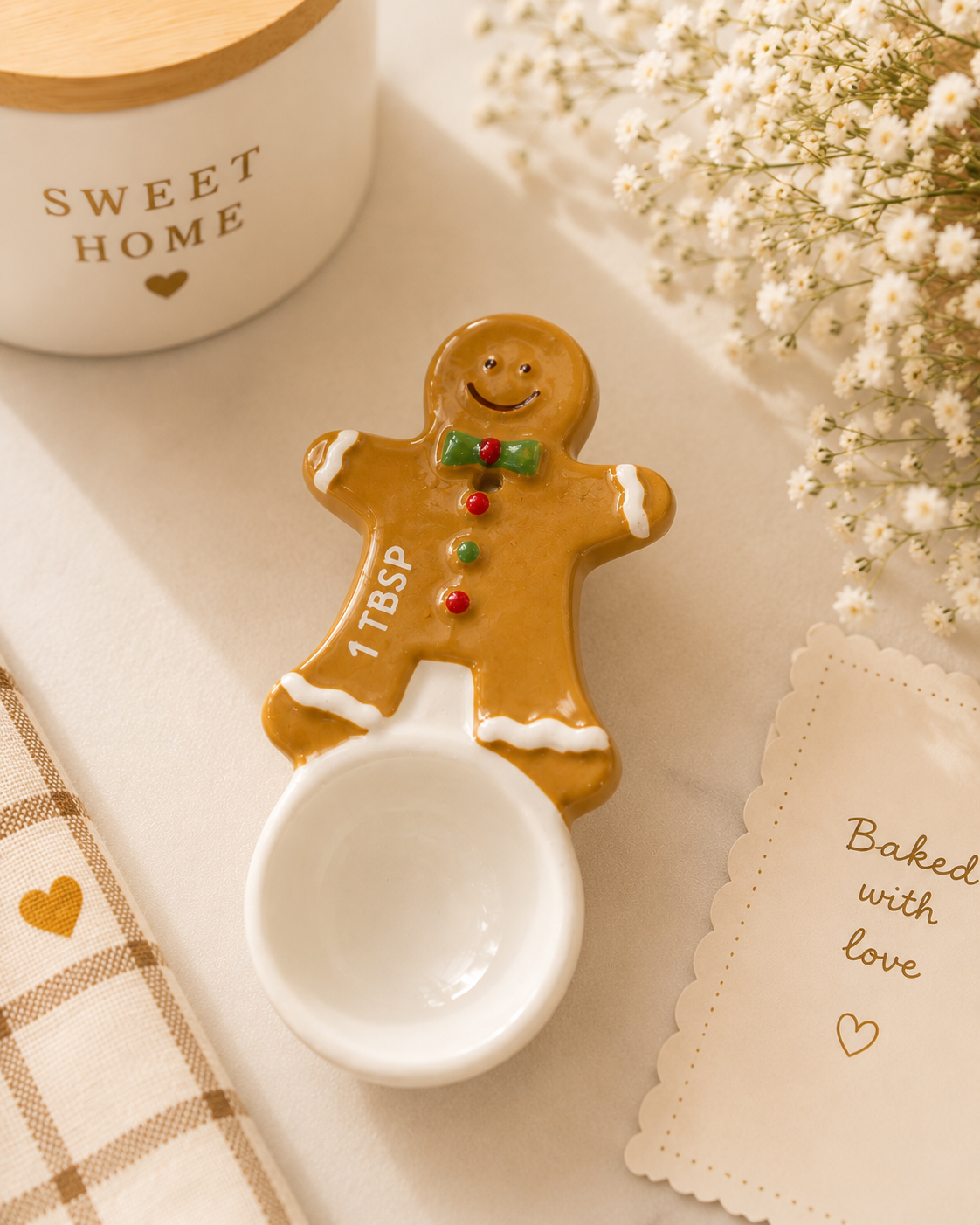 Baking Buddy -Gingerbread Measuring Bowls