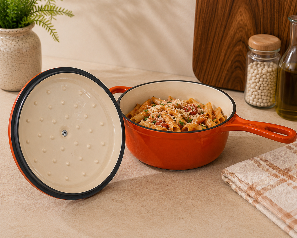 Enamel coated Cast iron Sauce pot - 19cm