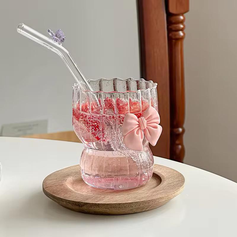 Pink Bow Radiance Glass- 350 ml