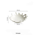 Ocean Drift Coral-Edge Porcelain Serving Bowl