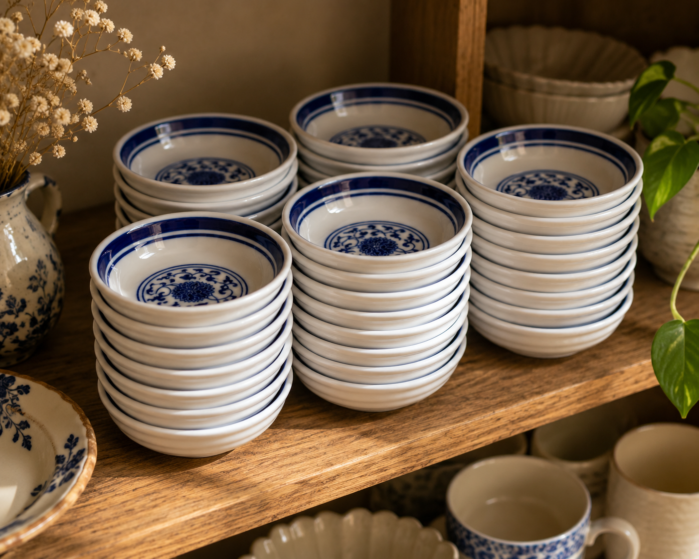 Imperial Blue Porcelain Dip Bowl