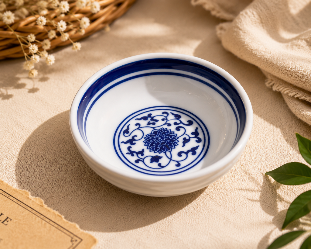 Imperial Blue Porcelain Dip Bowl