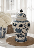 Classic Chinoiserie Porcelain Accent Jars