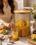 Aurora Glass Beverage Dispenser – 4L