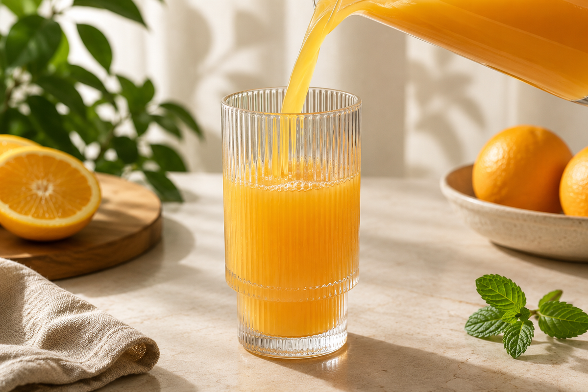 Ribbed Stackable 300ml Glasses – Set of 6